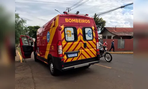 Motociclista de 24 anos sofre queda em bairro de Apucarana