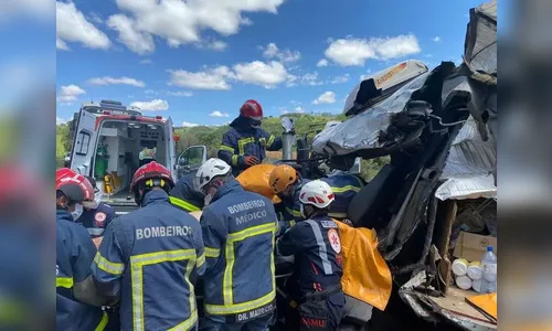 Motorista fica gravemente ferido em acidente na BR-487