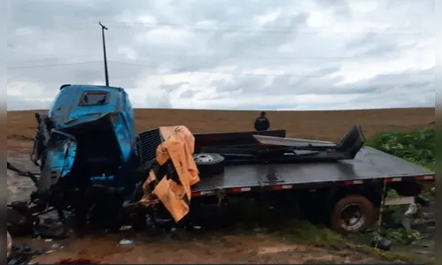 Motorista morre após caminhão tombar na BR-153, no Paraná