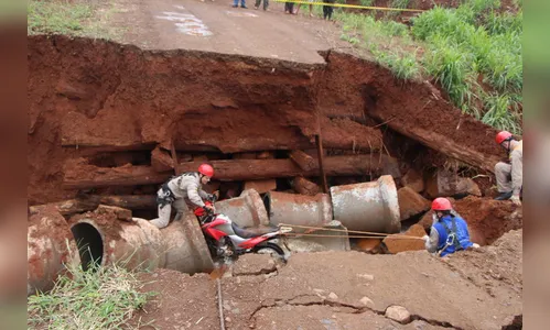 Identificado motociclista que caiu em rio de Ivaiporã