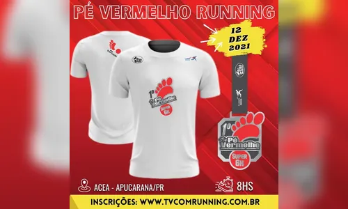Pé Vermelho abre inscrições para corrida no Lago Jaboti