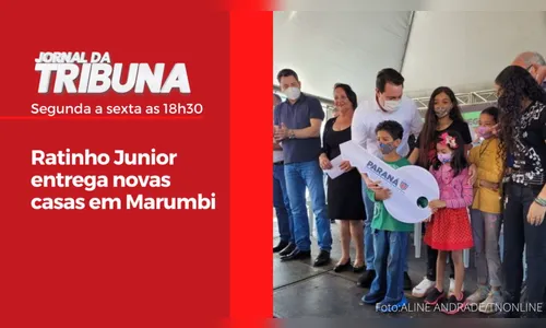 Ratinho Junior entrega novas casas em Marumbi