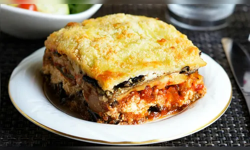 Receita do dia: Lasanha de berinjela e presunto