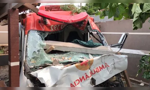 Sindicância deve apurar acidente com ambulância do SAMU