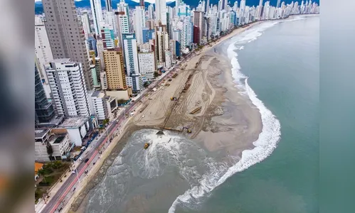 Susto: surfistas encontram tubarão em Balneário Camboriú