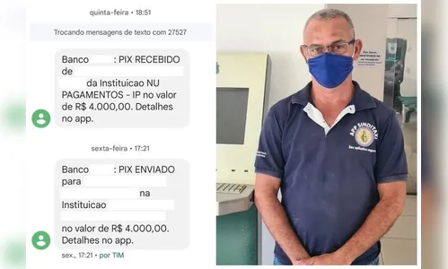 Taxista recebe Pix de R$ 4 mil por engano e devolve à dona