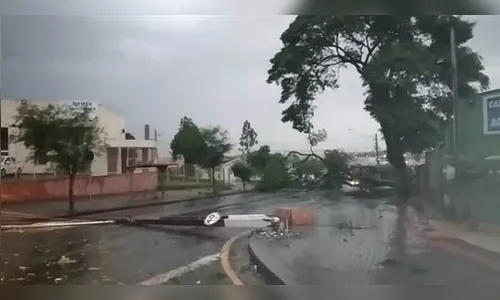 Temporal deixa 59 mil residências sem luz em Londrina