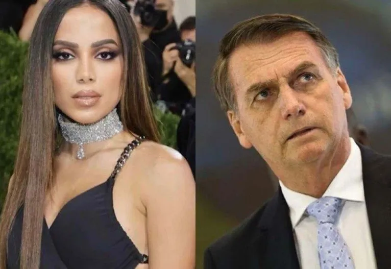 Anitta toma reforço da vacina e provoca Jair Bolsonaro