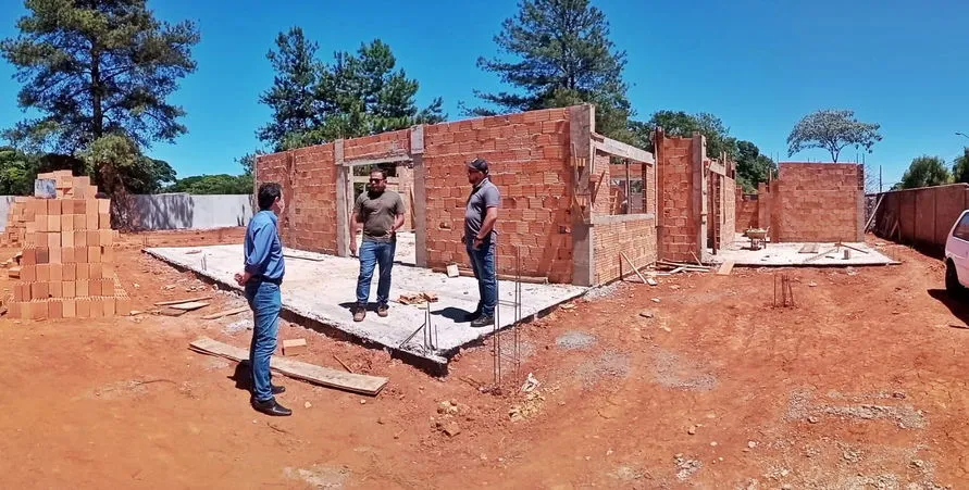 Avança obra de capela mortuária no Jardim Colonial