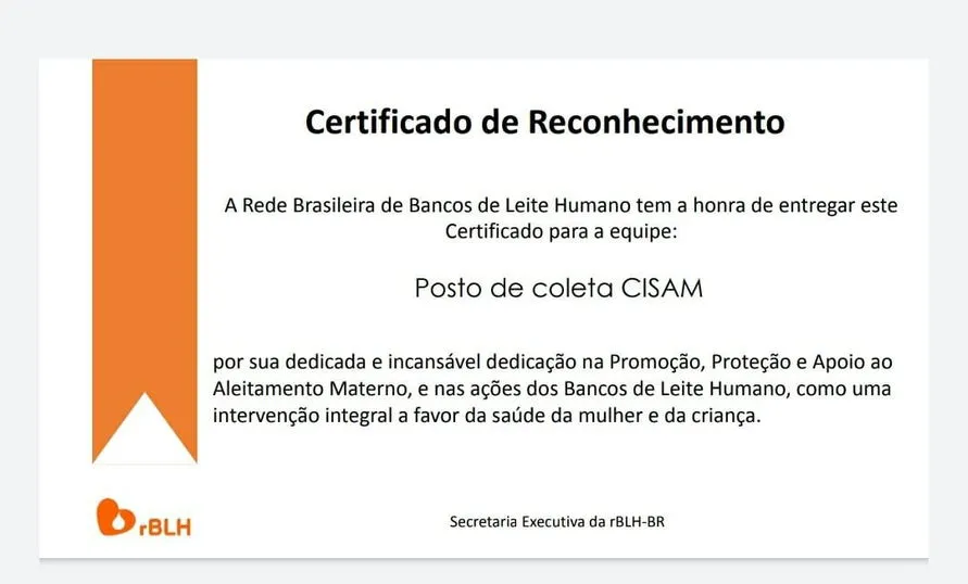 Cisam de Arapongas recebe certificado da Rede Brasileira