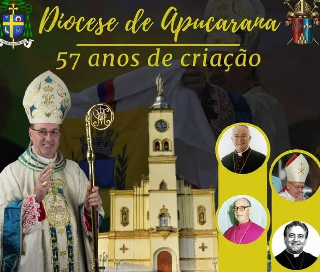 Diocese de Apucarana completa 57 anos de criação