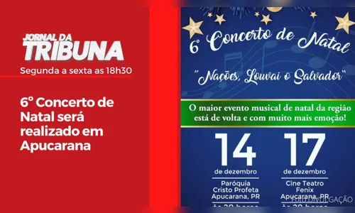 6º Concerto de Natal será realizado em Apucarana
