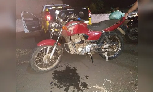 Motociclista fica  ferido após queda  em Rosário do Ivaí