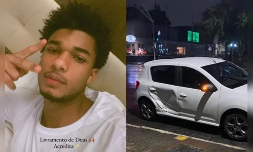 Ator Juan Paiva sofre acidente de carro