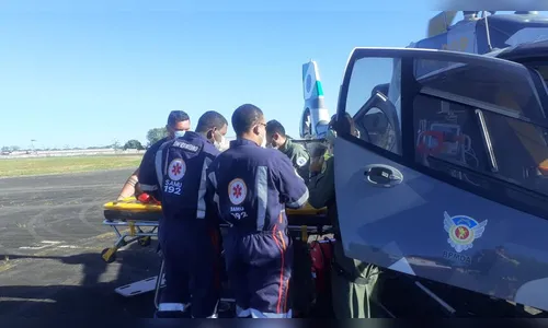 Criança é socorrida de helicóptero no litoral do Paraná