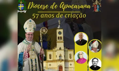 Diocese de Apucarana completa 57 anos de criação