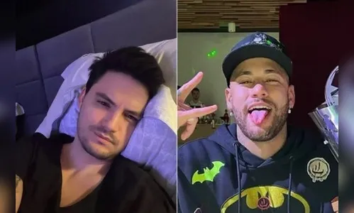 Em live, Felipe Neto diz que Neymar já o ofendeu: 'Me odeia'