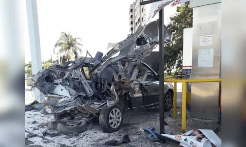 Frentista fica ferida após veículo explodir em posto de SP