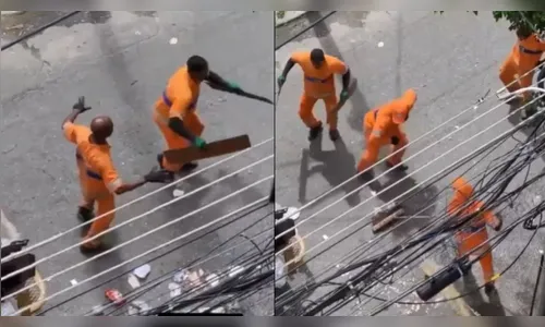 Garis são flagrados dançando funk na rua e viralizam na web