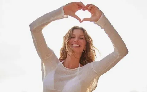 Gisele Bündchen em foto compartilhada em seu Instagram: modelo é ativista ambiental