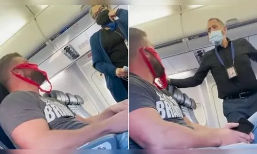 Homem é expulso de voo ao usar calcinha como máscara