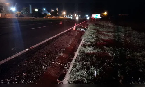 Homem morre atropelado por caminhão na PR-444, em Arapongas