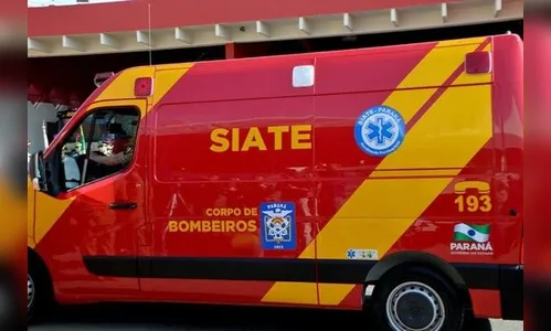 Idoso é atropelado por caminhão e morre em ambulância