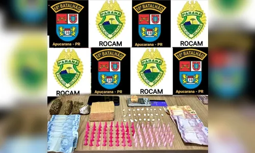 Jovem é preso por tráfico de drogas em Apucarana