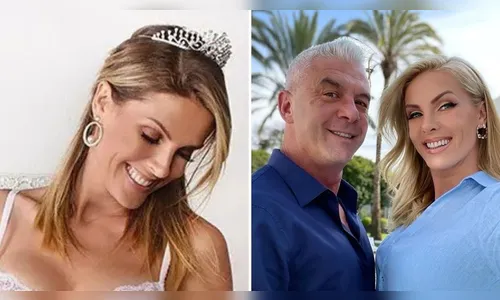 Marido de Ana Hickmann exibe foto da esposa de lingerie