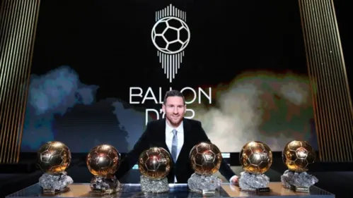 Messi bate Lewandowski e ganha a Bola de Ouro pela 7ª vez