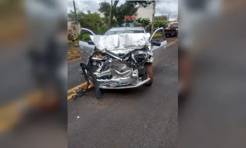 Acidente mata motociclista na PR-439, motorista é preso