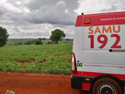 O atendimento foi  na localidade de Palmeirinha do Campo Novo próximo ao pesque-pague Castelinho