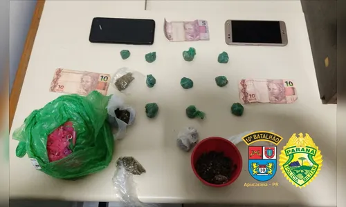 PM localiza maconha com irmãs traficantes em Apucarana