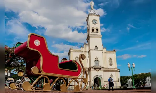 Papai Noel chega em Apucarana neste sábado