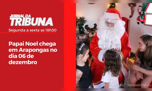 Papai Noel chega em Arapongas no dia 06 de dezembro