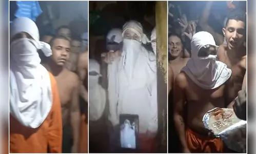 Presos fazem 'lives' dentro de prisão e pedem melhorias