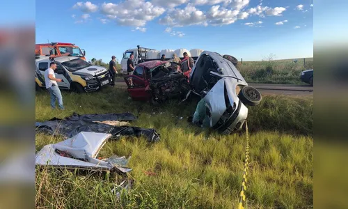 Quatro pessoas morrem em grave acidente no Paraná
