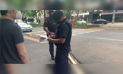 Sem máscara: 4 pessoas são multadas em Maringá