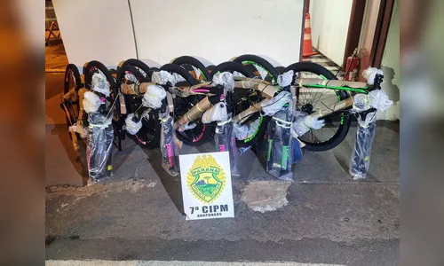 Três adolescentes são apreendidos com bicicletas furtadas