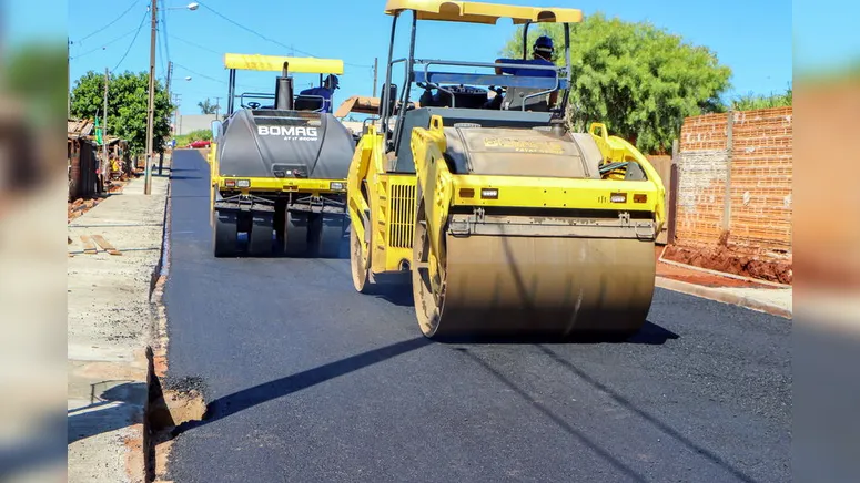 Imagem ilustrativa da notícia OBRAS: ASFALTO 100% EM APUCARANA