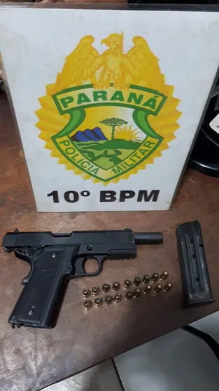 Homem é preso com pistola durante ocorrência em Apucarana