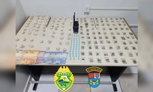 Apucarana: paulista é preso com quase 4 mil pedras de crack