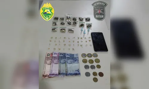 Conhecido da PM é preso com crack, maconha e cocaína