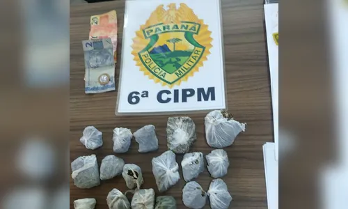 PM de Jardim Alegre prende suspeito com buchas de maconha