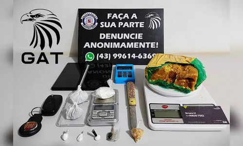 GAT prende trio com quase meio quilo de crack em Arapongas