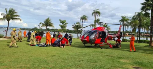 Mulher tem braço decepado em acidente no Lago Paranoá