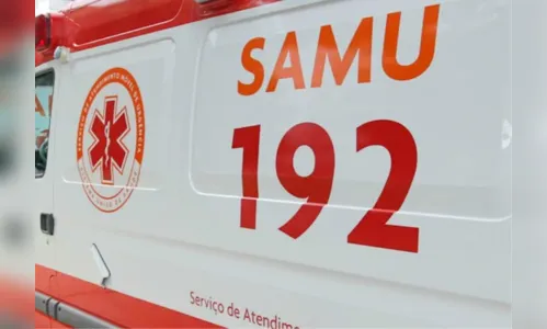 Trabalhador cai do telhado do IML e é socorrido pelo Samu