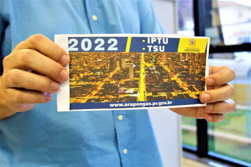 Arapongas reforça datas para pagamento do IPTU 2022