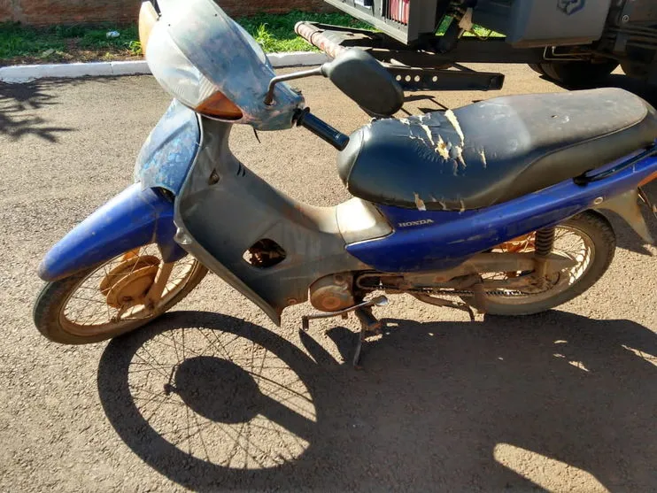 Moto furtada em 2012 é recuperada pela PM em Cambira