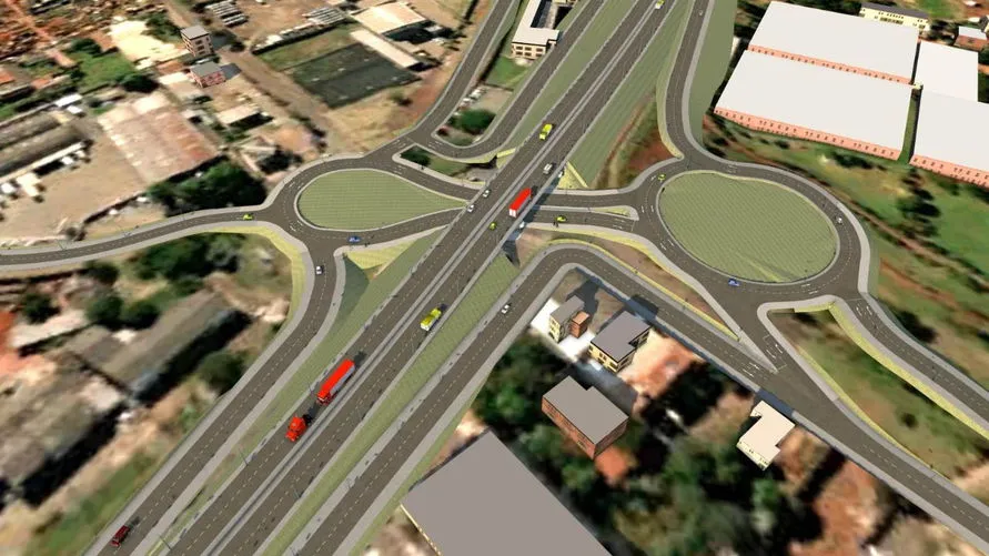 governo mostrou perspectiva de como ficará o novo Viaduto, em Londrina